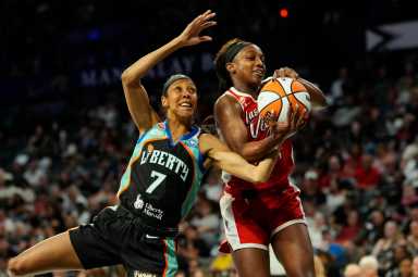 New York Liberty falls to Las Vegas Aces 104-99