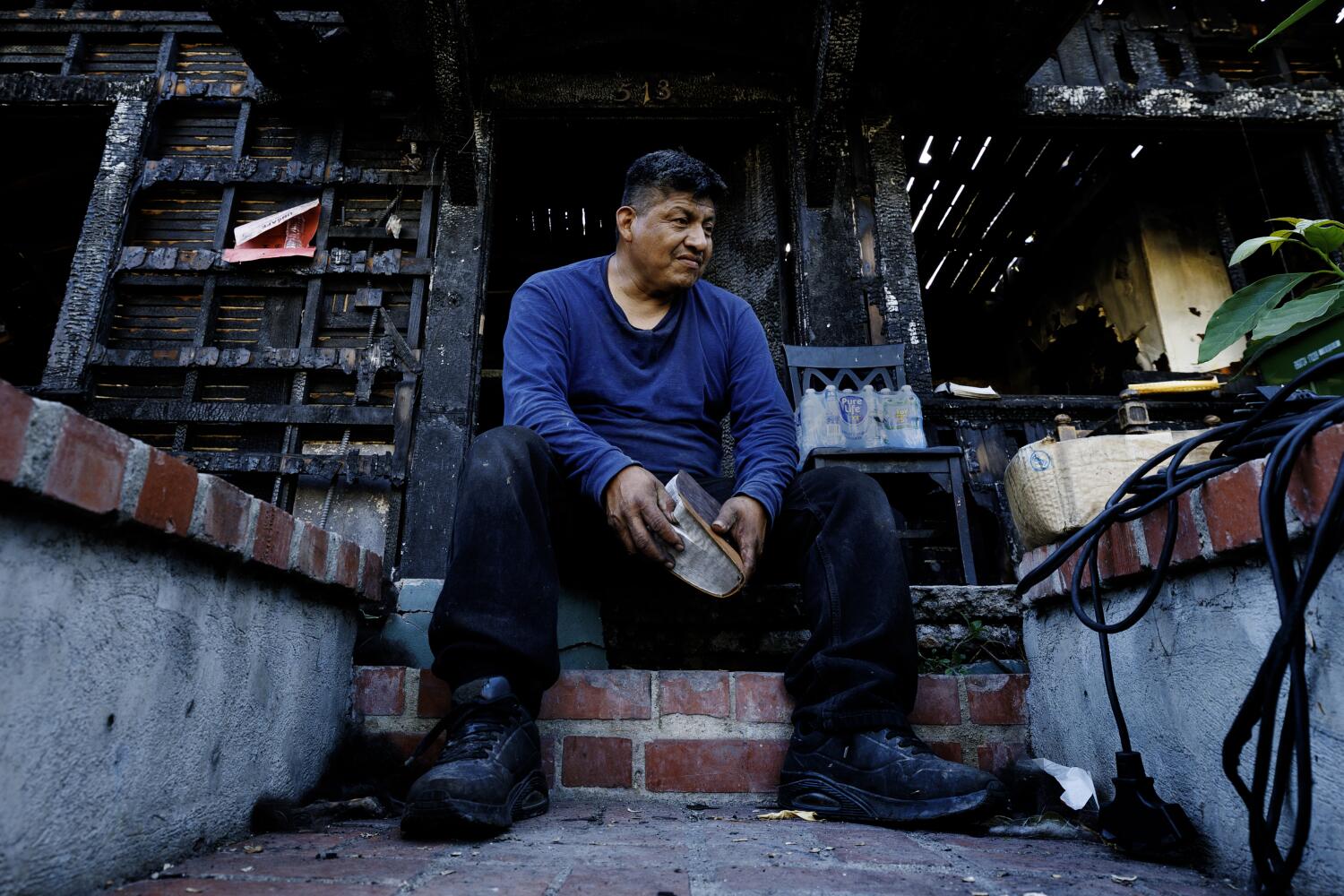 Fire at abandoned home spread to his house. A Larchmont man is determined to rebuild