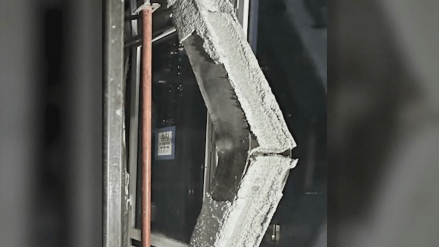 Big losses for businesses near high rise building with buckled columns