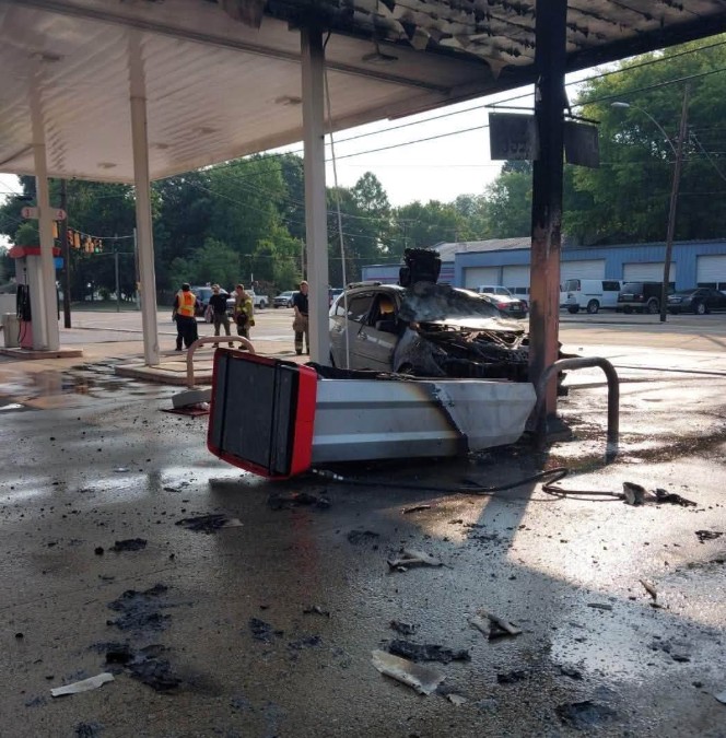 New dad, nurse help woman trapped in burning car