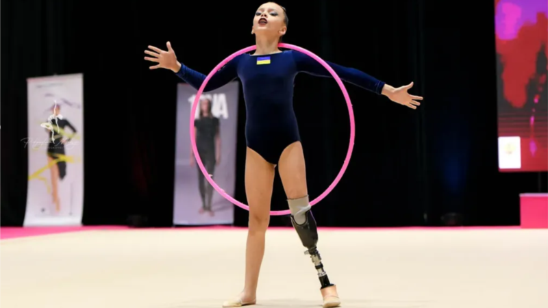 10-Year-Old Ukrainian Gymnast Wins Gold After Losing Leg In Russian Strike