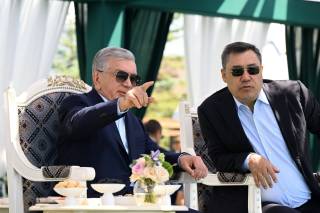 President of Uzbekistan participates in the opening ceremony of the UIM F1H2O Grand Prix of Kyrgyzstan