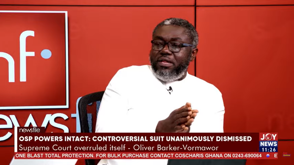 Supreme Court ruling reinforces OSP – Oliver Barker-Vormawor