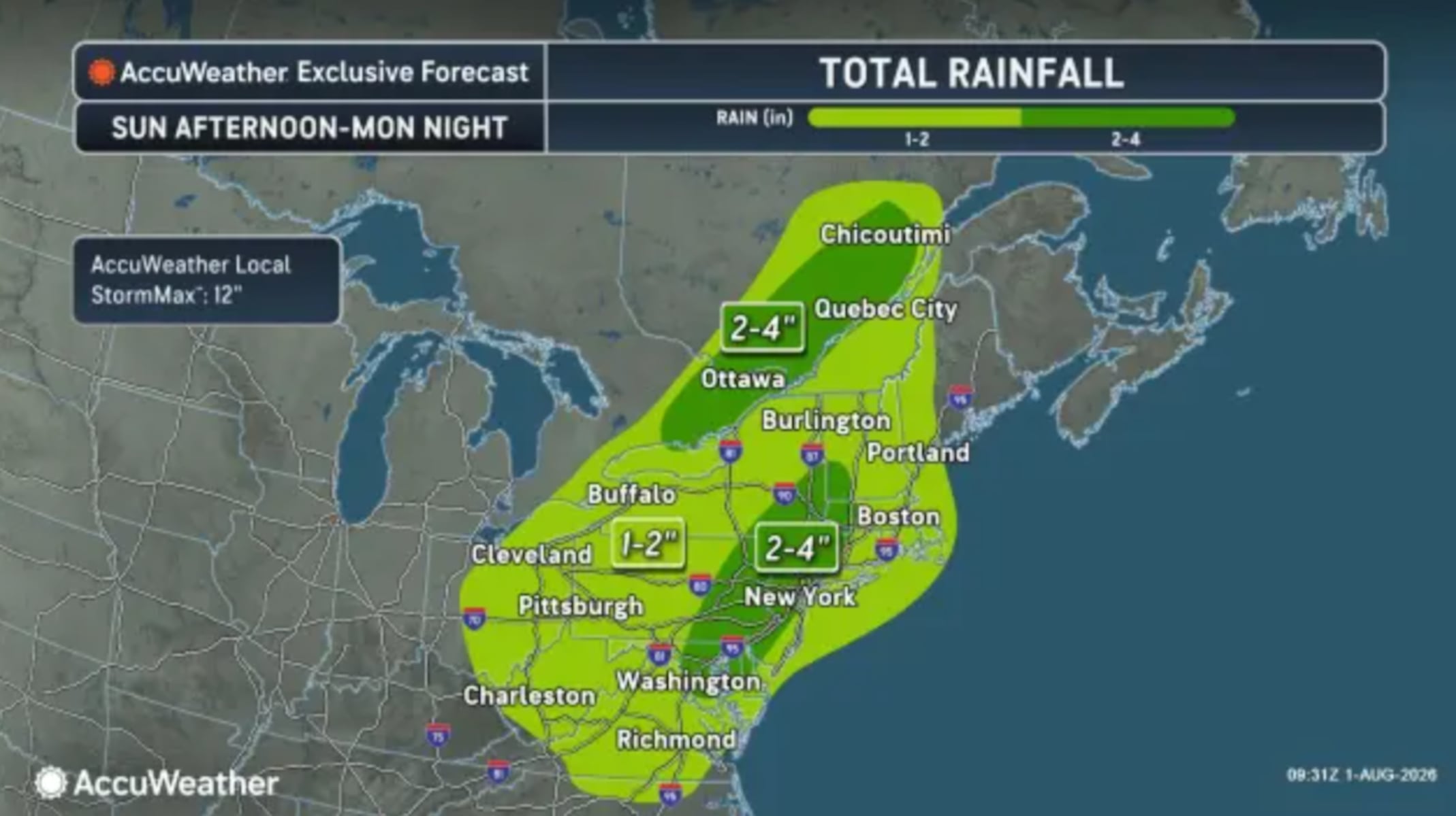 Thunderstorm, flash flood threats in N.J. forecast Sunday night after warm, sunny weekend