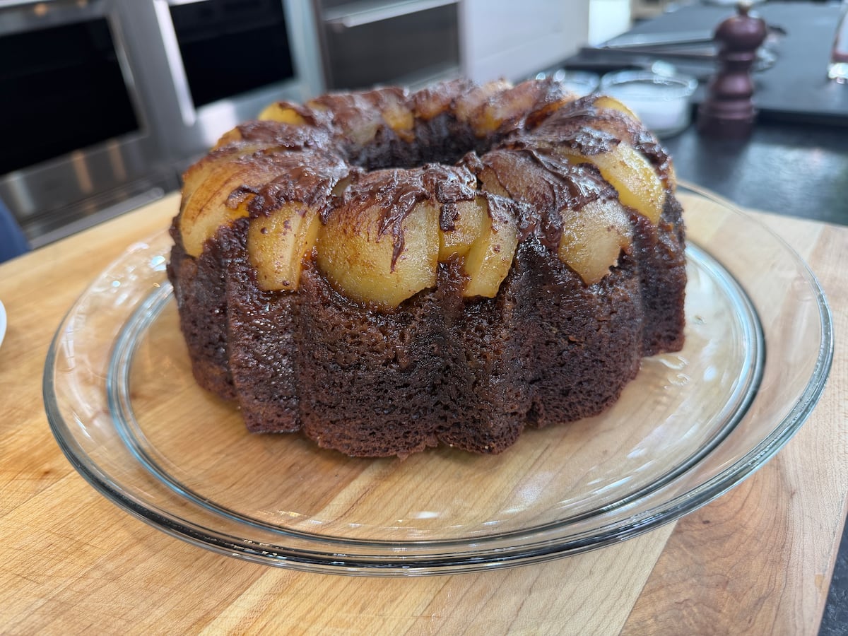 Mom’s Pear Chocolate Cake