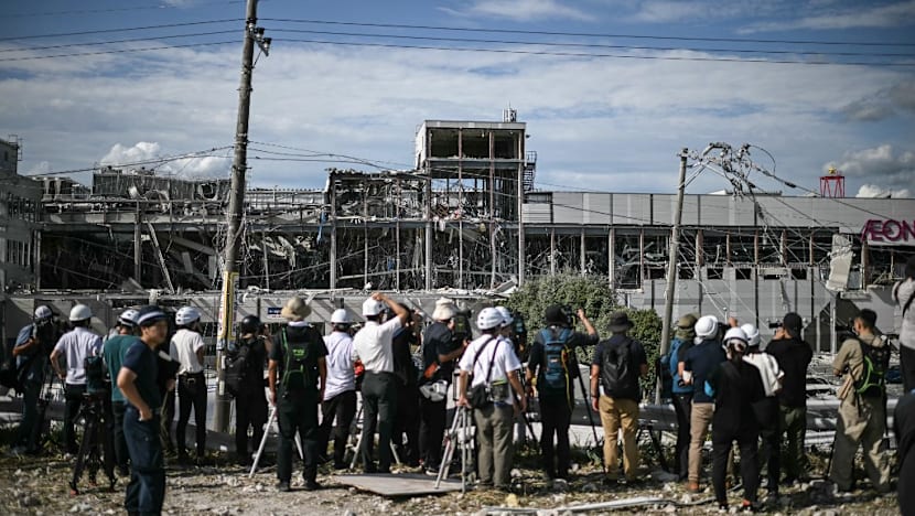 Search ended at mall wrecked by Japan quake blast