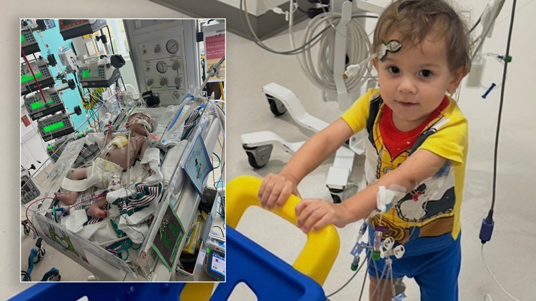 Toddler awaiting heart and lung transplant finds hope at Texas hospital