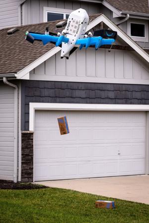 Amazon drones begin air delivery in the Omaha metro