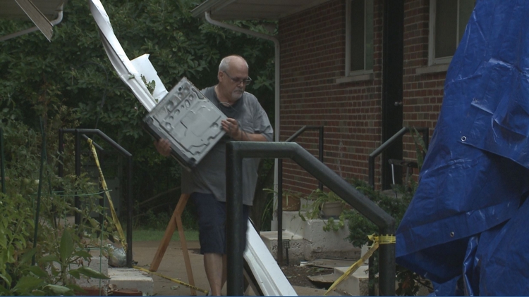 Tenants left without a home after tree collapse destroys apartment units in Lemay