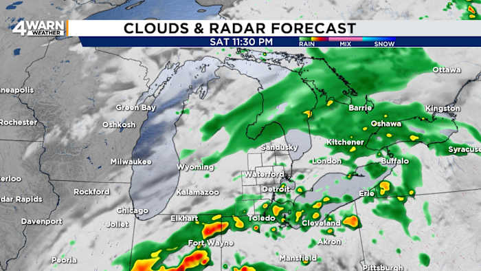 More rain for Metro Detroit overnight into Sunday