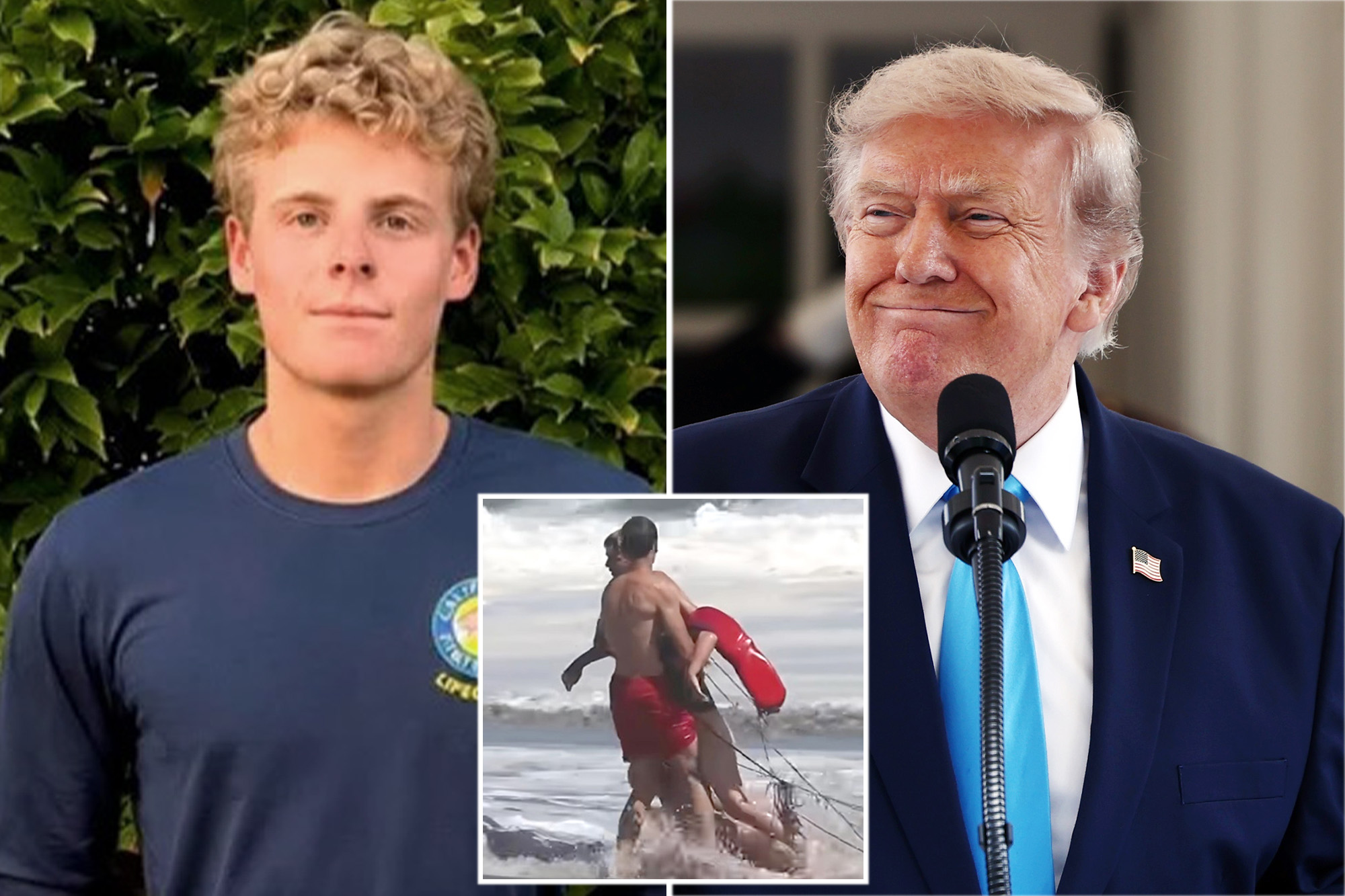 Family of hero teen lifeguard finalizing plans for White House visit after Trump praised miraculous beach rescue