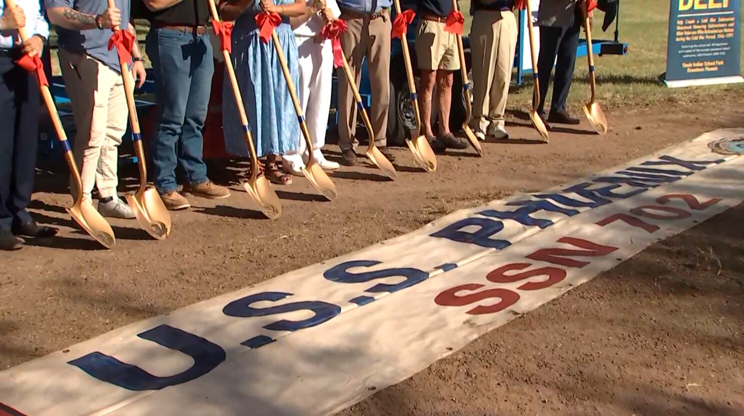 Phoenix breaks ground on USS Phoenix Cold War Monument at Steele Indian School Park