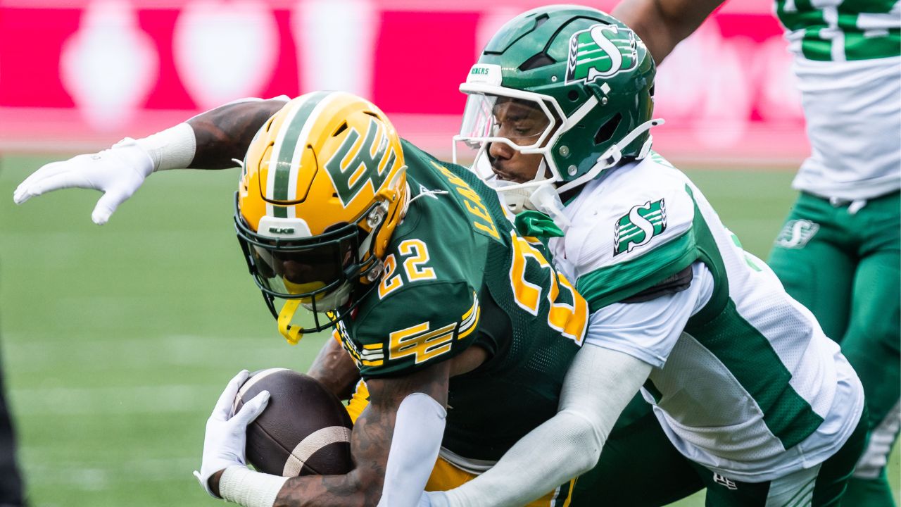 Roughriders edge Elks in another nail-biter between top teams in CFL West