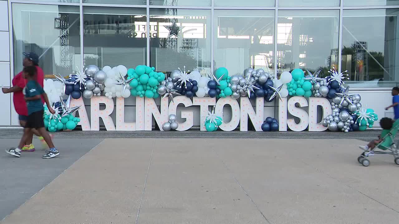 Arlington ISD back-to-school event provides free supplies, health screenings to families
