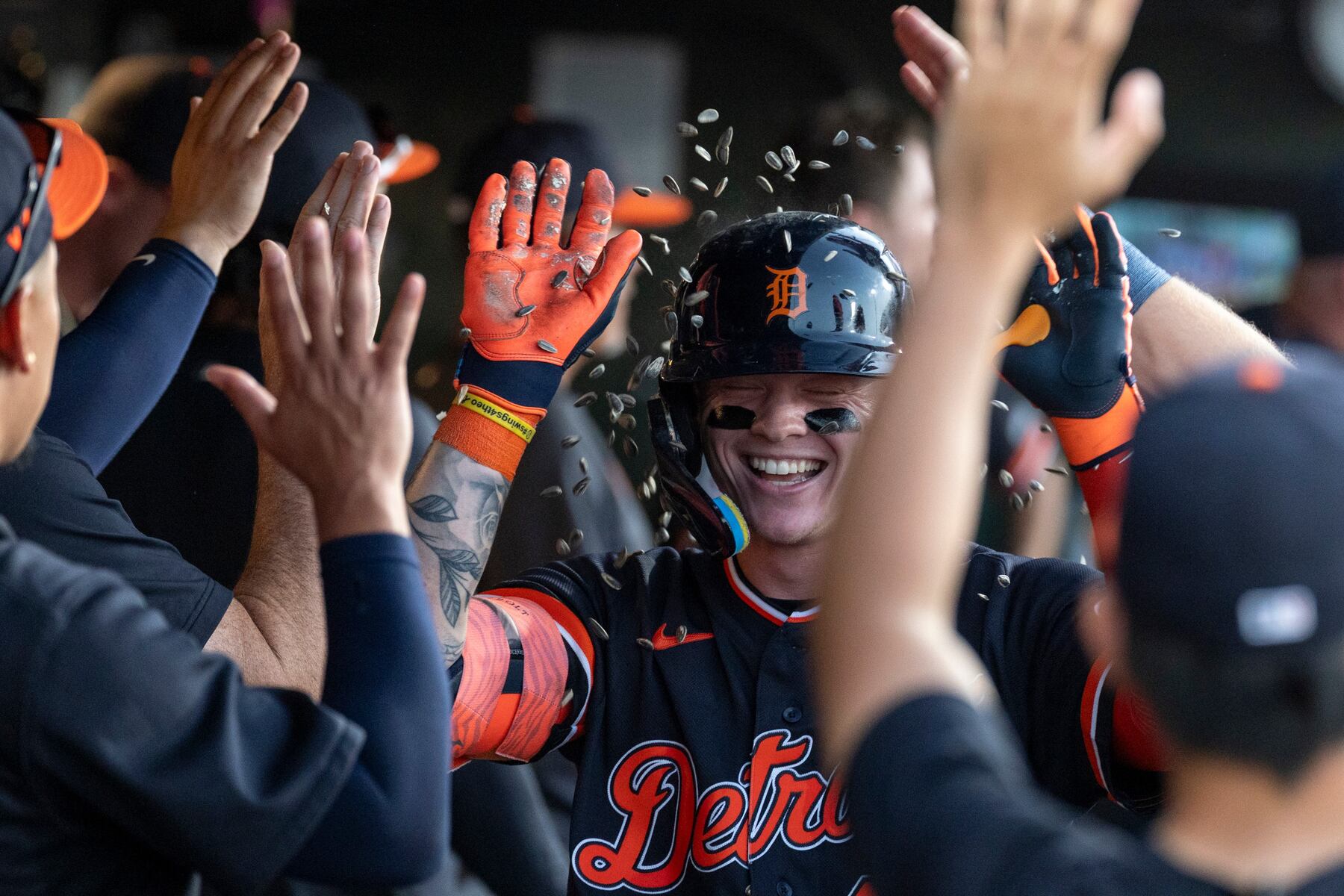 Max Clark hits first MLB homer as Tigers beat A’s amid trade-deadline drama