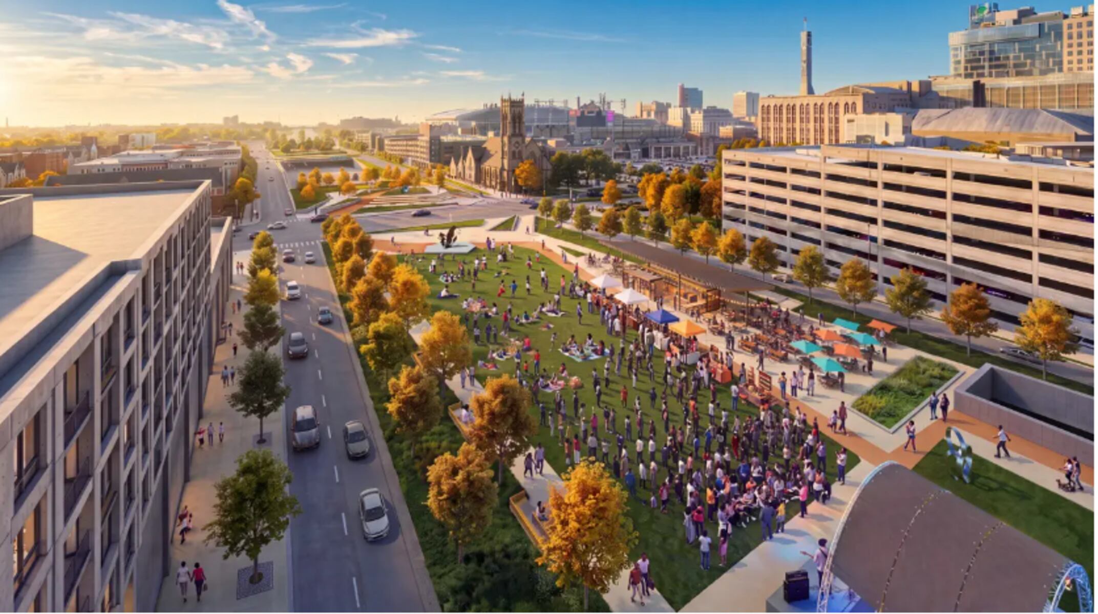 Detroit advances $300M plan to reconnect neighborhoods with I-75 park caps