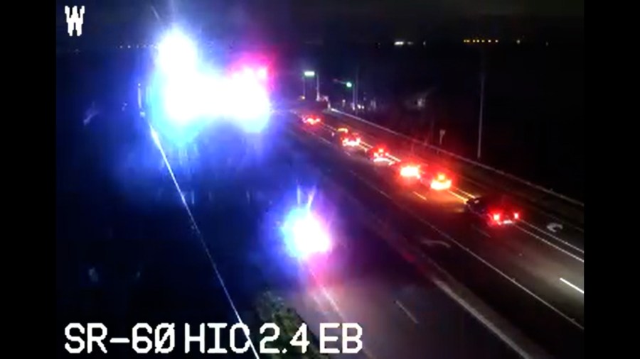 Driver killed after crossing into oncoming traffic on the Courtney Campbell