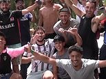 Is this the video that sparked the Ceuta migrant invasion? Group of 30 grinning Moroccans raise their thumbs after making illegal crossing days before 60,000 flooded into the Spanish enclave
