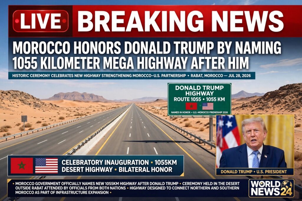 Morocco names Tiznit-Dakhla Expressway after Trump