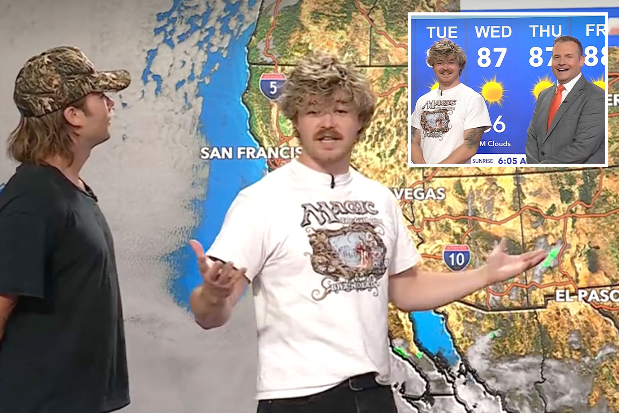 Moment band Sublime hijacks KTLA’s weather broadcast live on air