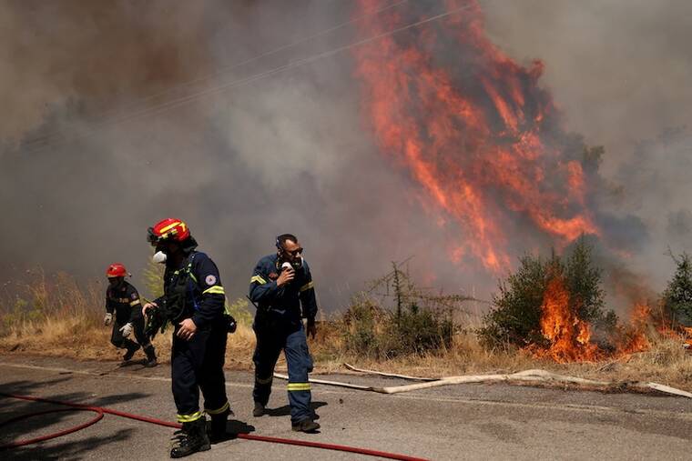 Wildfires spread across Greece, conditions worsen in France and Spain