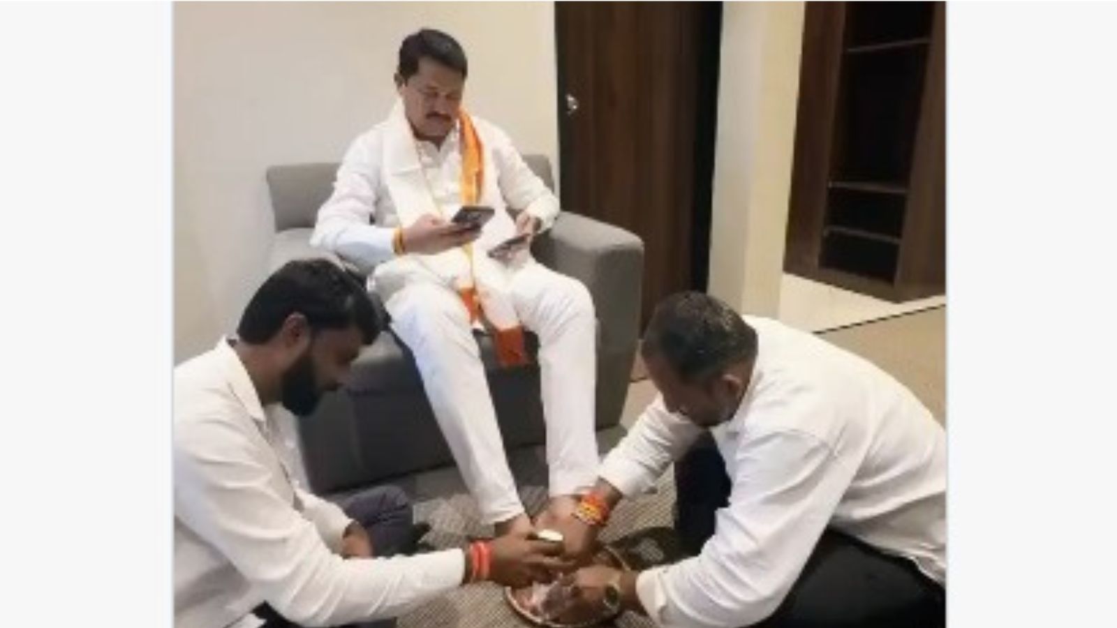 After viral feet-washing row, Nana Patole says, ‘Don’t usually approve of this’