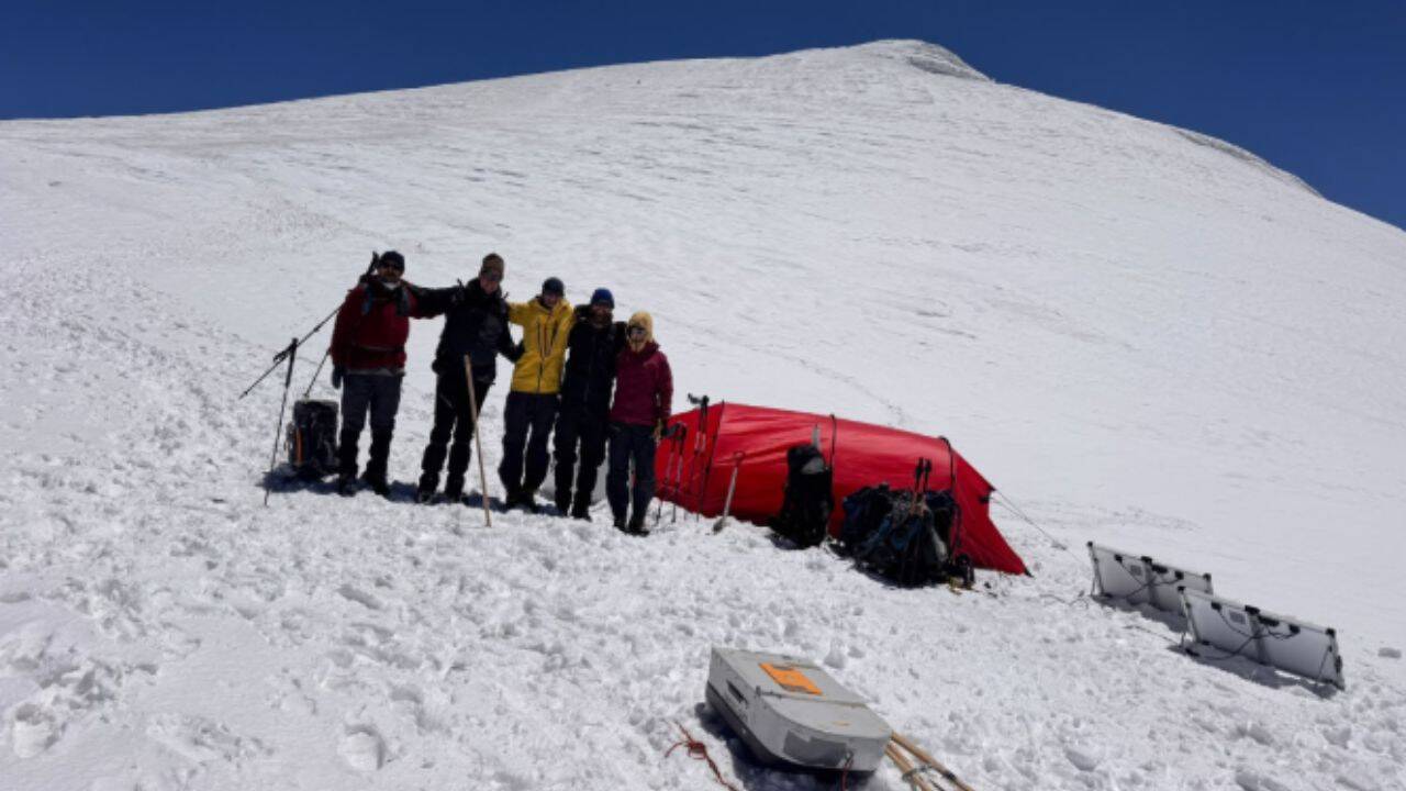 Scientists survey Mount Ararat glacier above 5,000m for first ice core