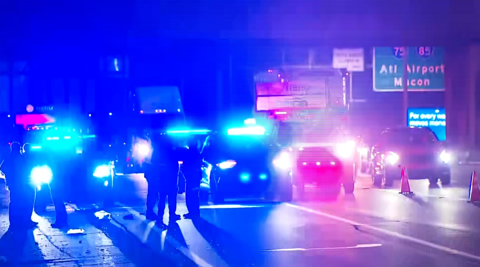 Pedestrian hit on I-75/85 northbound near I-20 in Atlanta