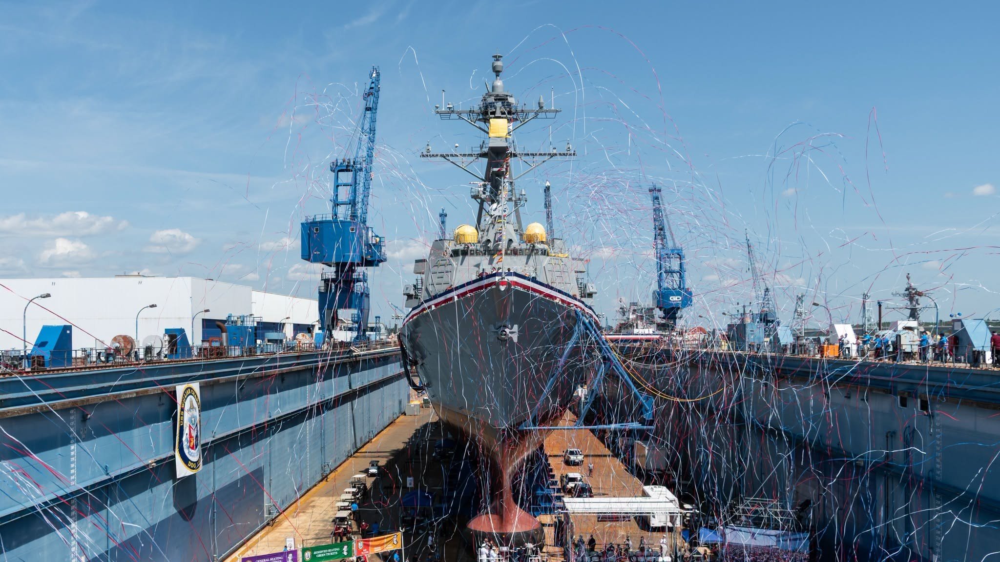 Navy christens new destroyer named for corpsman who earned Medal of Honor