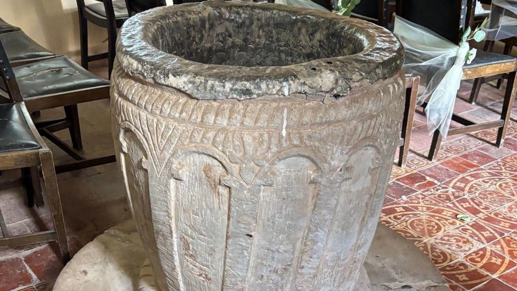 Norman font moved 500 miles 'for King's benefit'