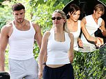 Molly-Mae Hague and Tommy Fury give Posh and Becks a run for their money as couple step out in matching white vest tops in Cheshire