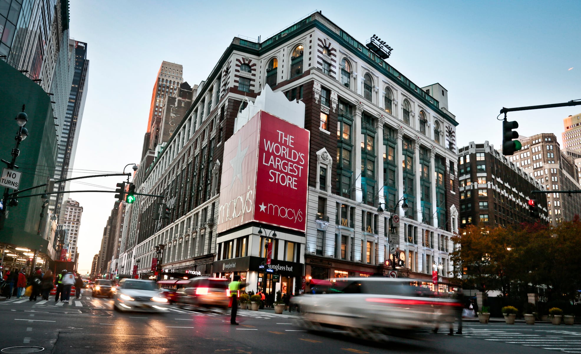 The Macy's red bag sign is gone — and it was hiding a 100-year-old secret
