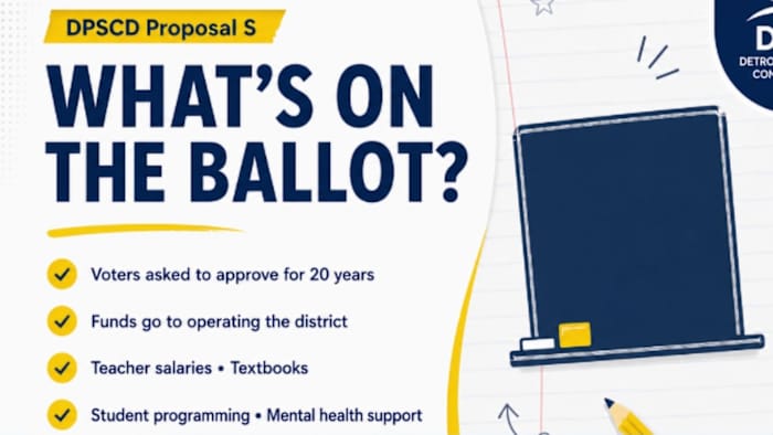 Detroit schools want voters to approve Proposal S: Here’s why