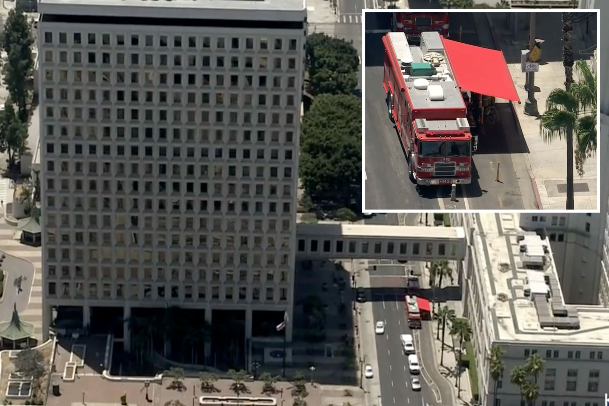 LA City Hall rocked by suspicious powder discovery as probe launched