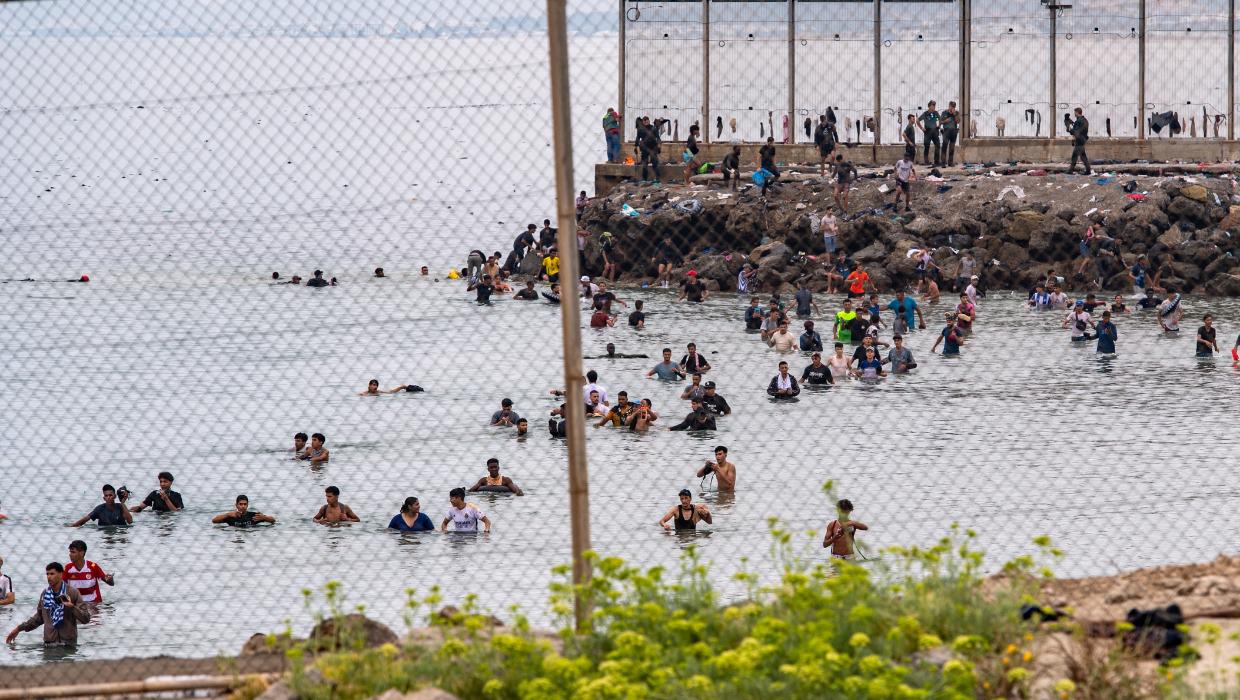Runaway online rumors sparked frantic rush by migrants to the Spanish enclave of Ceuta