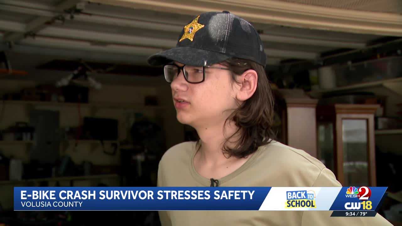 Deltona teen advocates for helmet safety after surviving e-bike collision