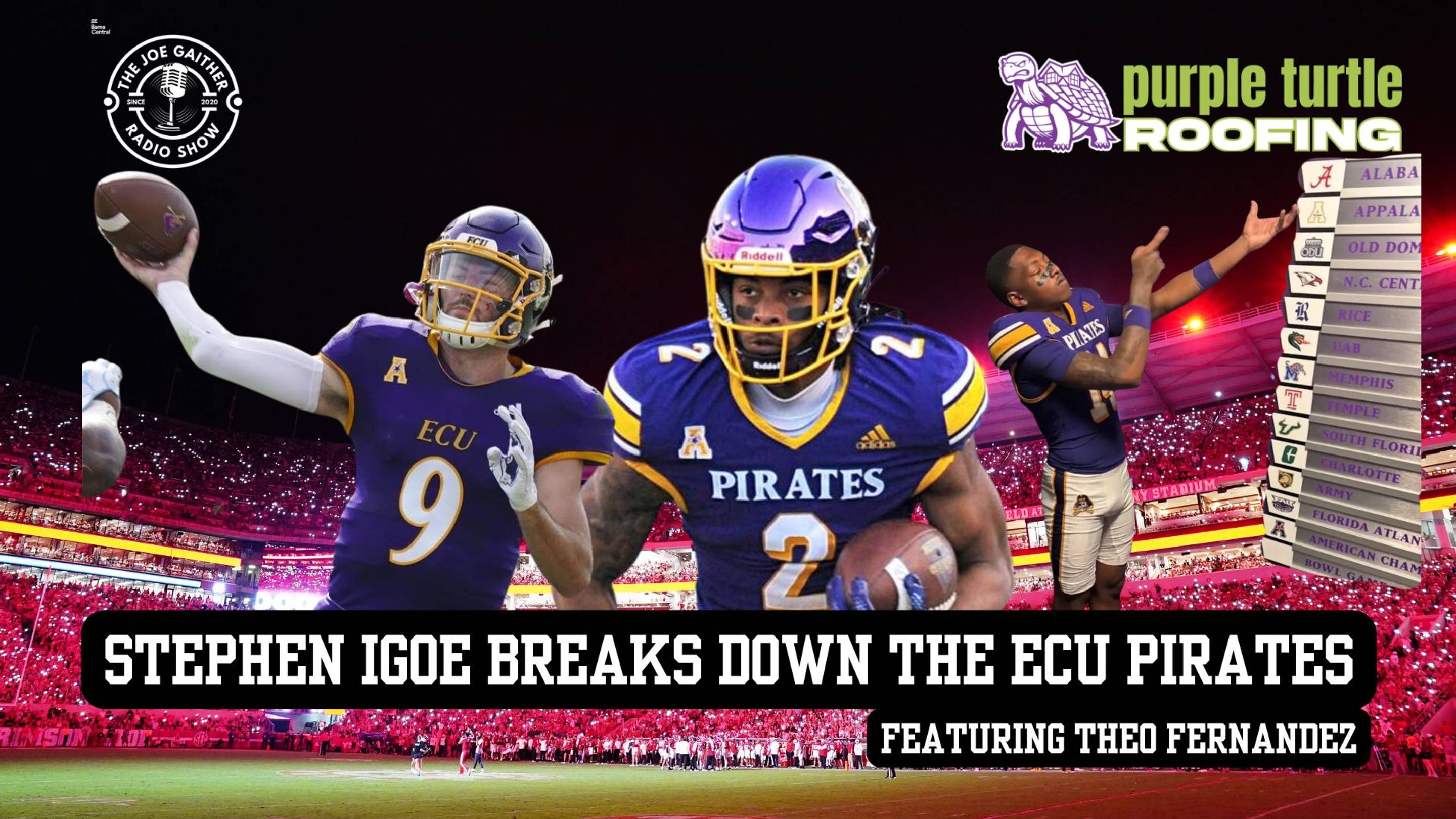 Get to Know The 2026 ECU Pirates on The Joe Gaither Show