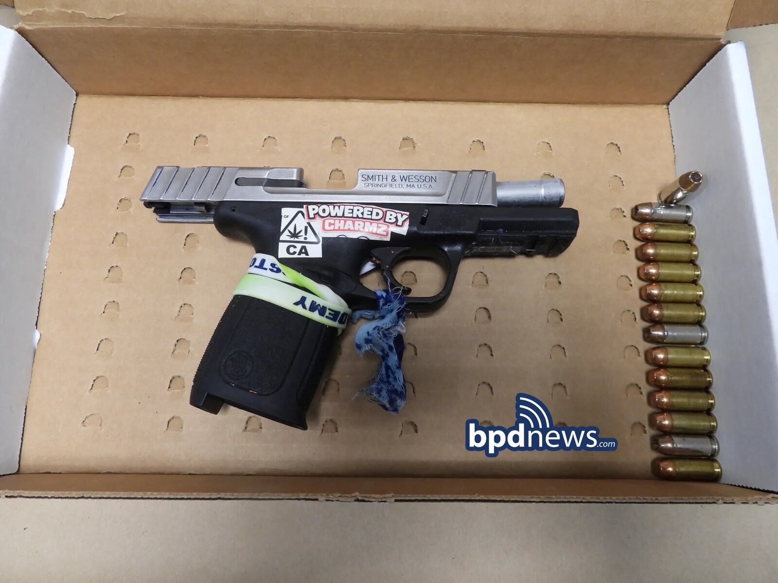 Boston teen arrested in connection with armed robbery with sticker-decorated gun