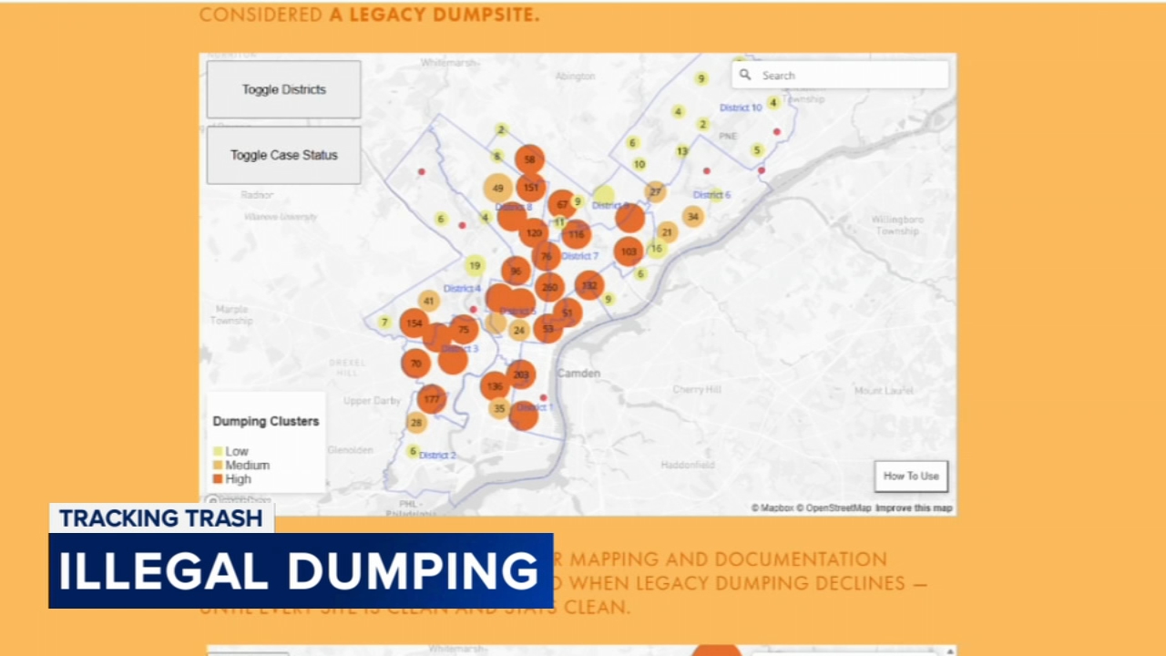 Trash Academy: Residents map illegal dumping sites across Philadelphia through new online tool