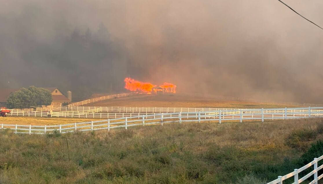 Fairview Fire burns equestrian facility in the Spokane area