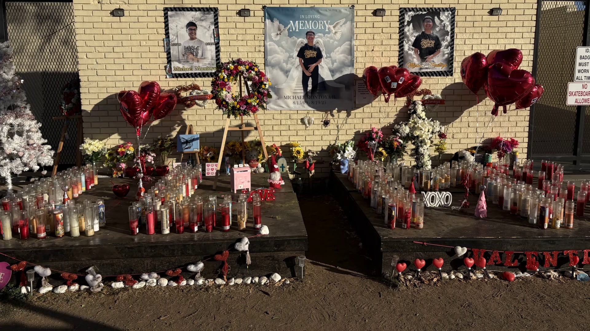 Memorial for murdered Maryvale High School student taken down