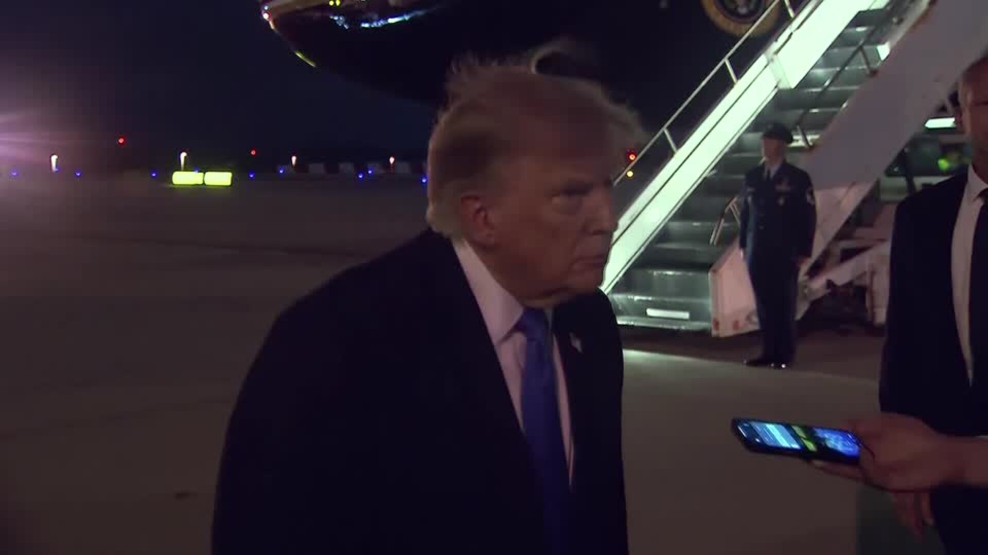 Trump says U.S. negotiations with Iran 'moving along very nicely'