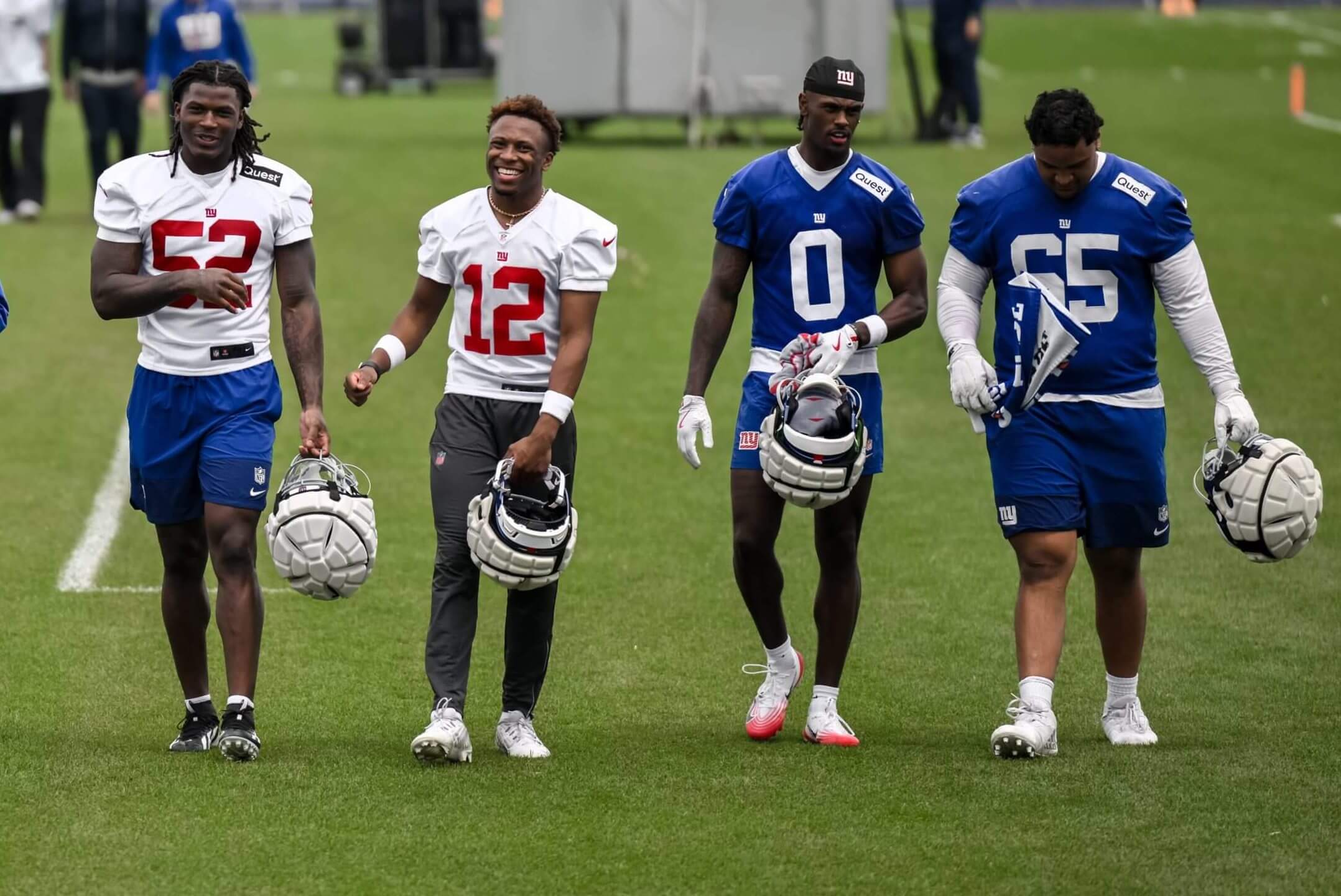 Arvell Reese, Giants rookies creating buzz at camp: 'They're going to be huge for us'