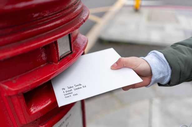 Royal Mail message to anyone who still writes address on envelope in pen