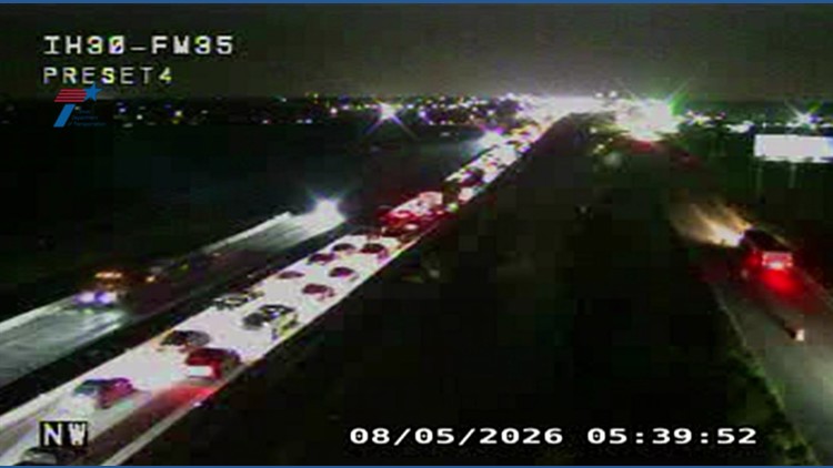 Major crash closes all westbound lanes of Interstate 30 in Royse City