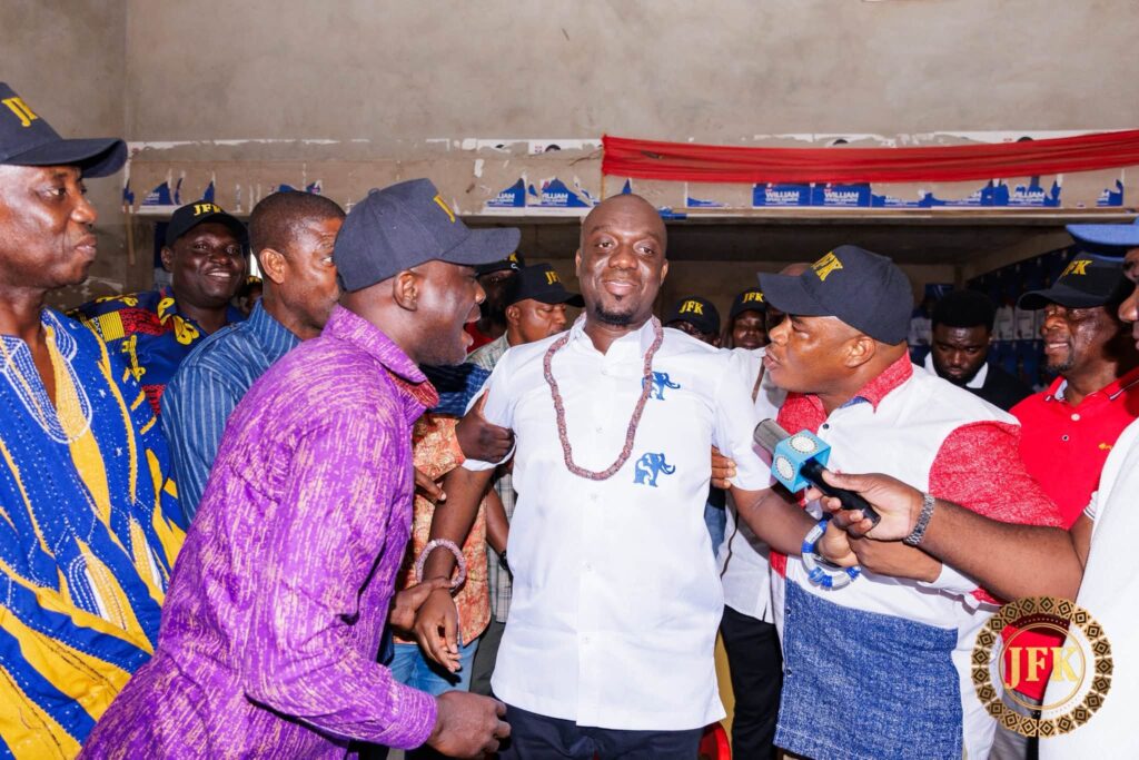 Justin Kodua Frimpong expresses gratittude to Dangme NPP executives for honouring him