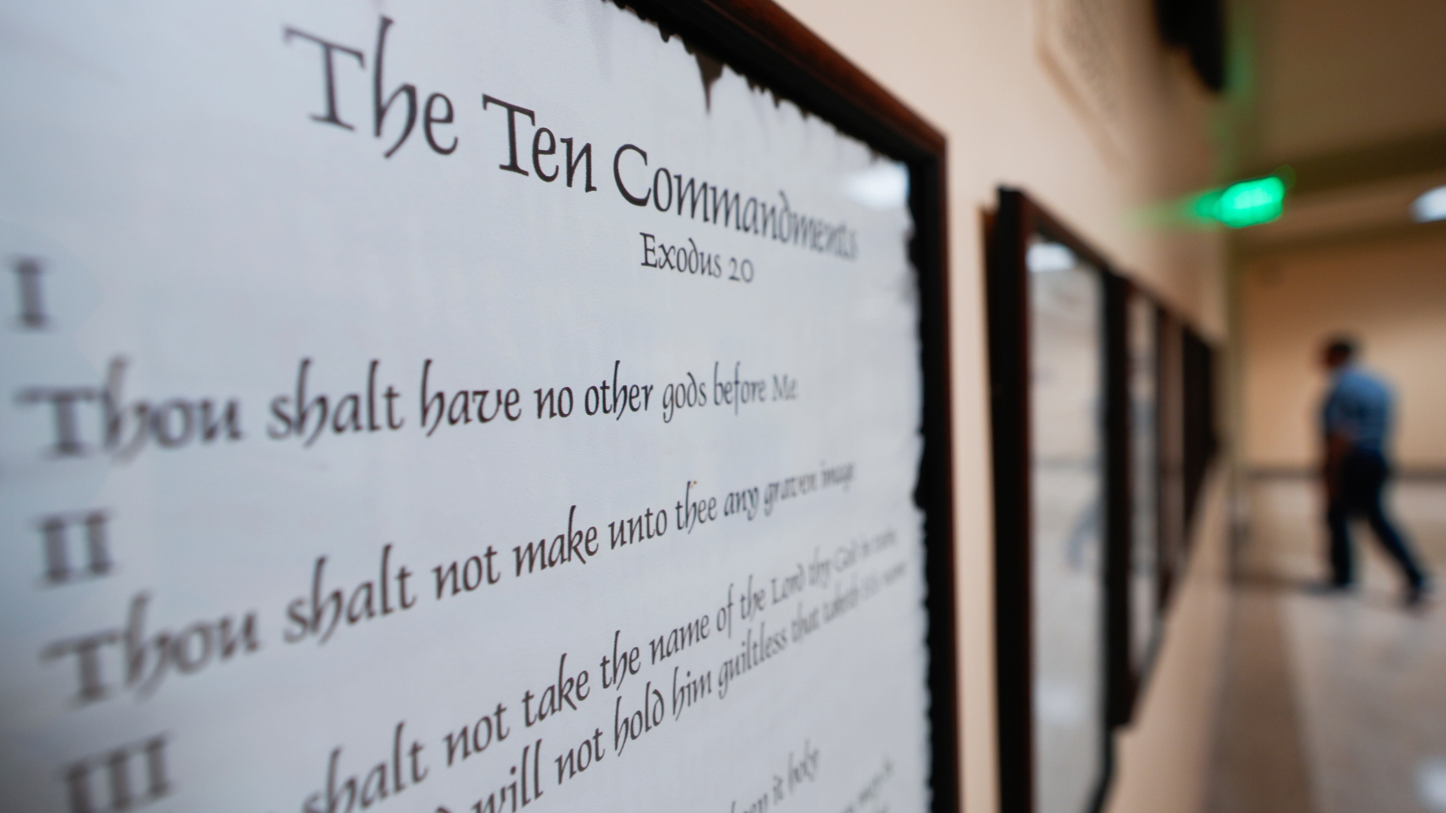 This state is now requiring the Ten Commandments to be displayed in history classrooms