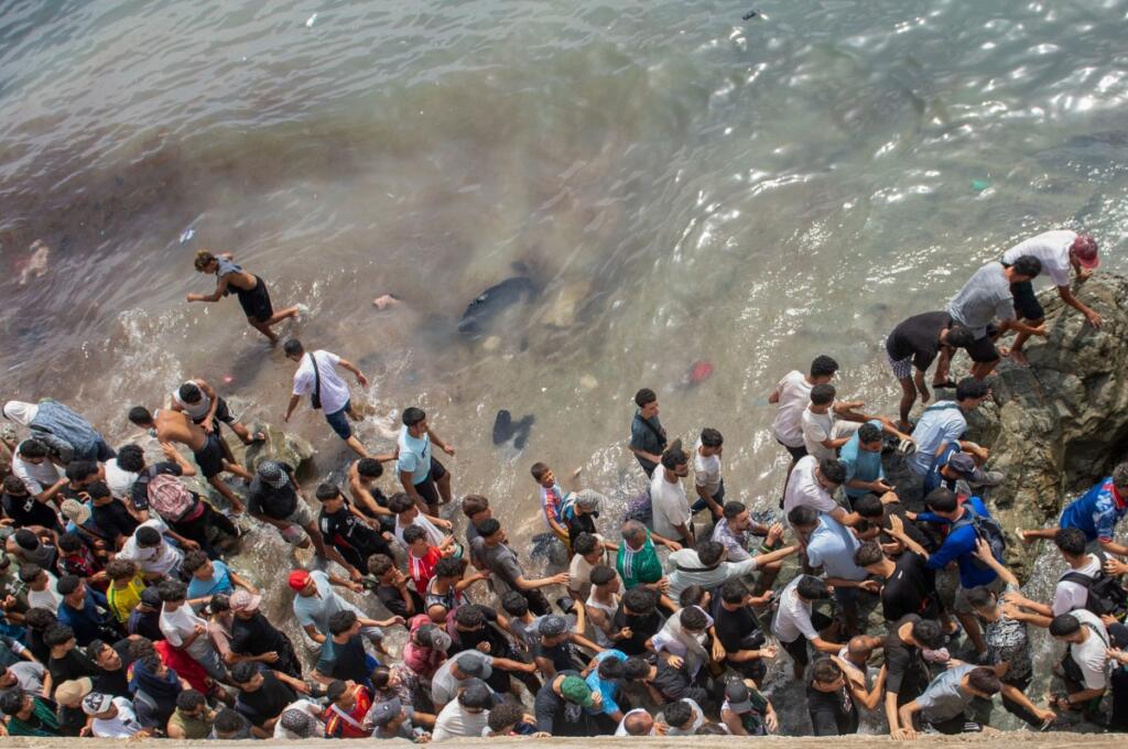 Moroccan families seek missing loved ones after the migrant surge to Spain’s Ceuta