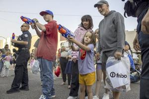 Community celebrates National Night Out: Families turn out as Broadway becomes a block party