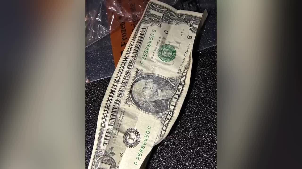 Child exposed to meth after picking up random dollar bill found on floor, police say